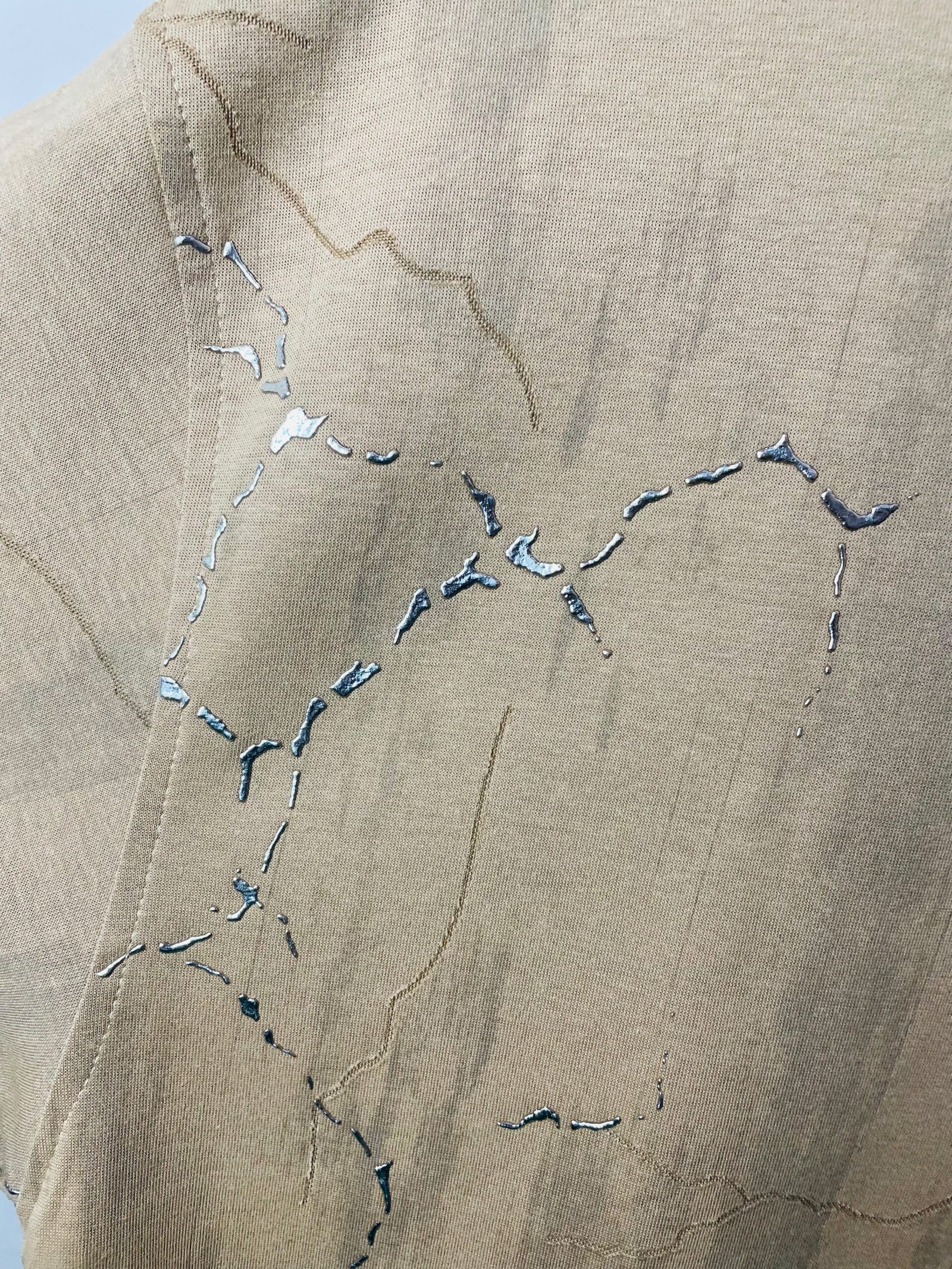 Marble print Drop Shoulder T-Shirt - Image 2