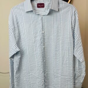 Sky Blue Striped Shirt
