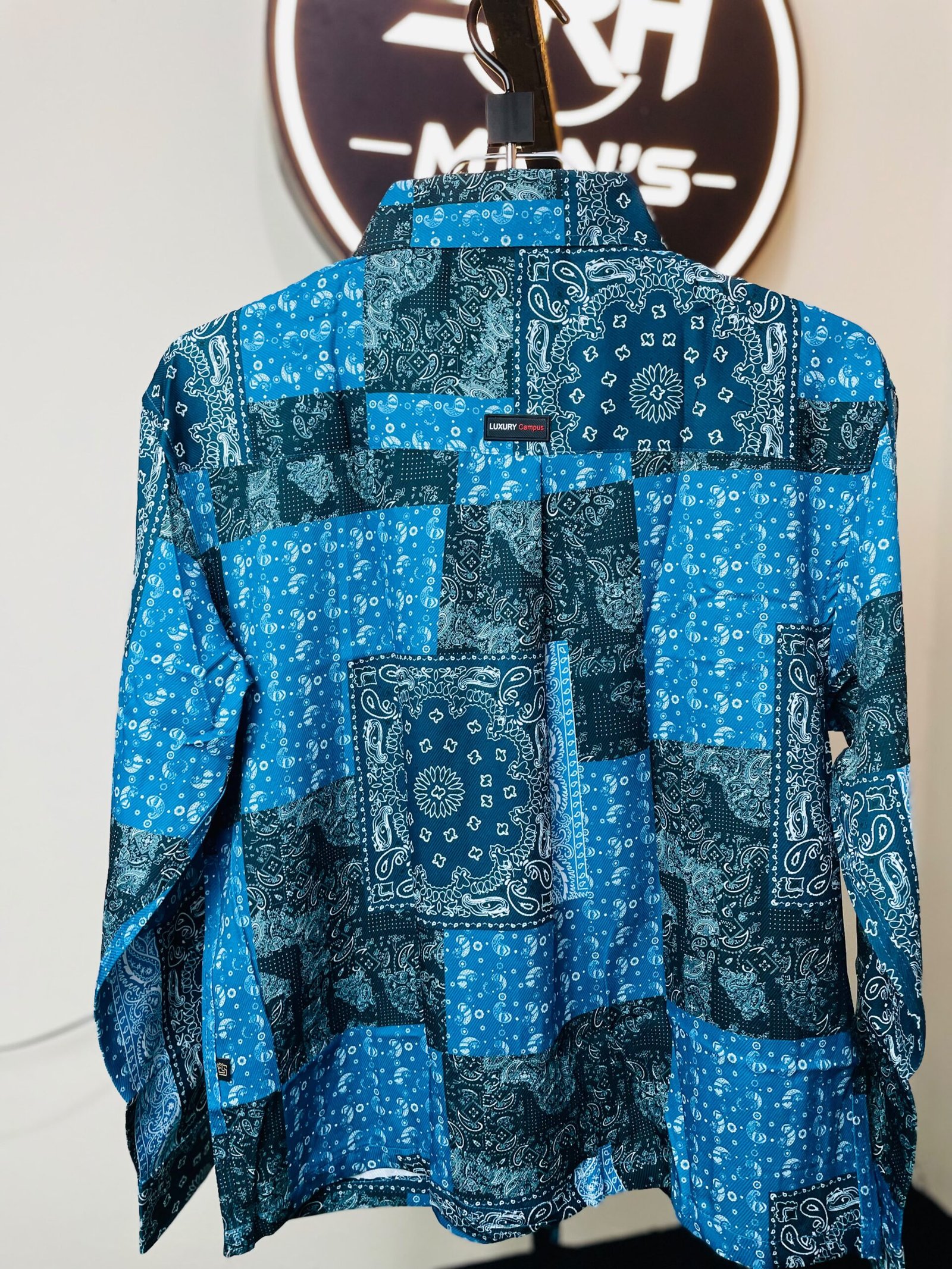 Blue Print Casual Shirt - Image 2