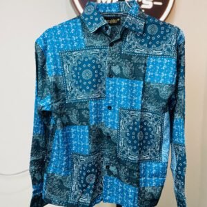 Blue Print Casual Shirt